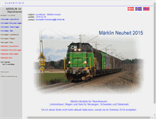 Tablet Screenshot of maerklin.scanditrain.de