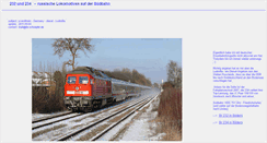 Desktop Screenshot of 232und234.scanditrain.de