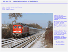 Tablet Screenshot of 232und234.scanditrain.de